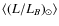 $\left\langle (L/L_B)_\odot\right \rangle$