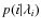 $p(i\vert\lambda_i)$