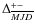 $\Delta^{+-}_{\overline{{MJD}}}$