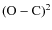 $\rm (O-C)^{2}$