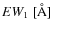$EW_1 {\rm ~[\AA]~}$