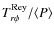 $T_{r\phi}^{\rm Rey}/\langle P \rangle$