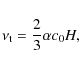 \begin{displaymath}%
\nu_{\rm t}=\frac{2}{3}\alpha c_0 H,
\end{displaymath}