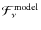 $\mathcal{F}_\nu^{\rm model}$
