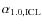 $\alpha_{\rm 1.0,ICL}$