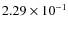 $2.29\times 10^{-1}$