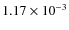 $1.17\times 10^{-3}$