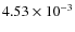 $4.53\times 10^{-3}$
