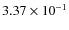$3.37\times 10^{-1}$