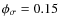 $\phi_\sigma=0.15$