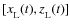$[x_{{\rm L}}^{}(t), z_{{\rm L}}^{}(t)]$