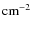 $\rm cm^{-2}$