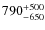 $790^{\rm +500}_{-650}$