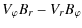 $\displaystyle V_{\varphi}B_{r}-V_{r}B_{\varphi}$
