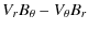 $\displaystyle V_{r}B_{\theta}-V_{\theta}B_{r}$