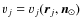 $v_j = v_j(\vec{r}_j,\vec{n}_{\odot})$