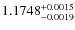$\rm 1.1748_{-0.0019}^{+0.0015}$