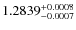 $1.2839^{\rm +0.0008}_{-0.0007}$