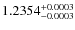 $1.2354^{\rm +0.0003}_{-0.0003}$