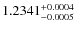 $1.2341^{\rm +0.0004}_{-0.0005}$