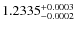 $1.2335^{\rm +0.0003}_{-0.0002}$