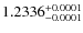 $1.2336^{\rm +0.0001}_{-0.0001}$