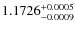 $1.1726^{\rm +0.0005}_{-0.0009}$