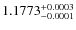 $1.1773^{\rm +0.0003}_{-0.0001}$