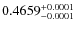 $0.4659^{\rm +0.0001}_{-0.0001}$