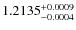 $1.2135^{\rm +0.0009}_{-0.0004}$