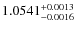 $1.0541^{\rm +0.0013}_{-0.0016}$