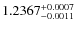 $1.2367^{\rm +0.0007}_{-0.0011}$
