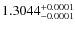 $1.3044^{\rm +0.0001}_{-0.0001}$