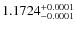 $1.1724^{\rm +0.0001}_{-0.0001}$