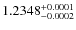 $1.2348^{\rm +0.0001}_{-0.0002}$