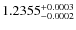 $1.2355^{\rm +0.0003}_{-0.0002}$