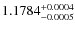 $1.1784^{\rm +0.0004}_{-0.0005}$