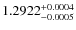 $1.2922^{\rm +0.0004}_{-0.0005}$