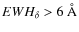 $EW H_\delta > 6~\AA$