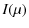 $\displaystyle I(\mu)$