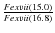 $\frac{Fe {\sc xvii}(15.0)}{Fe {\sc xvii}(16.8)}$