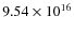 $9.54\times 10^{16}$