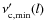 $\nu'_{{\rm c,min}}(l)$