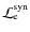 ${\cal{L}}^{{\rm syn}}_{\rm e}$