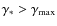 $\gamma_{\ast}>\gamma_{\rm max}$