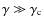 $\gamma \gg\gamma_{\rm c}$