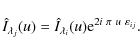 \begin{displaymath}
\hat{I}_{\lambda_j}(u) = \hat{I}_{\lambda_i}(u){\rm e}^ {2i~\pi~
u~\varepsilon_{ij}} .
\end{displaymath}