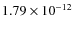 $1.79\times10^{-12}$