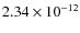 $2.34\times10^{-12}$