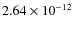 $2.64\times10^{-12}$